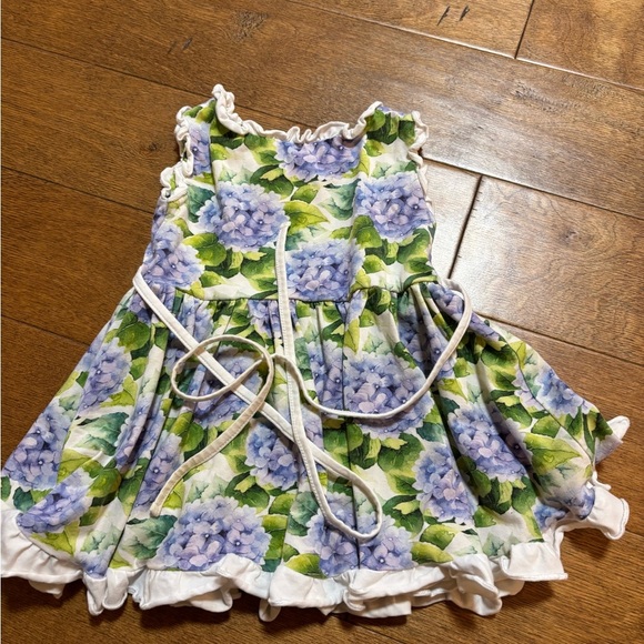 Girl August dress spring summer size 4 - Picture 3 of 3
